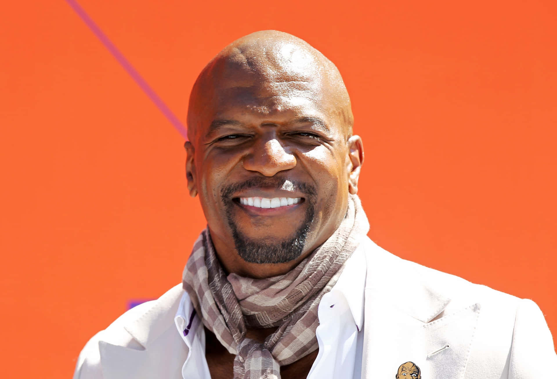 Terry Crews Embodies Strength And Courage. Background