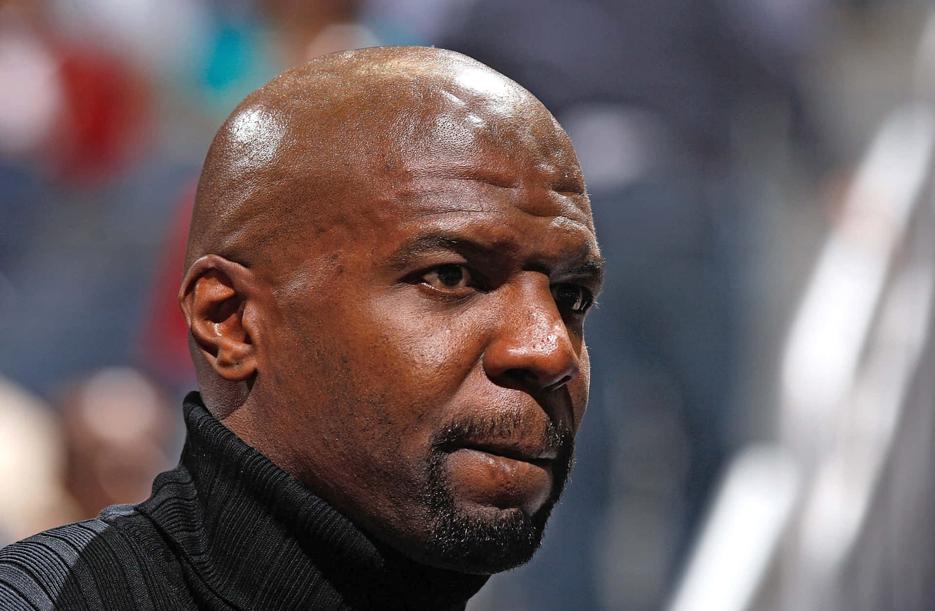 Terry Crews Stands Proud Background