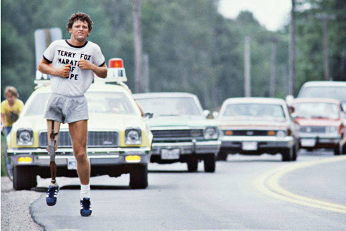 Terry Fox On The Run Background