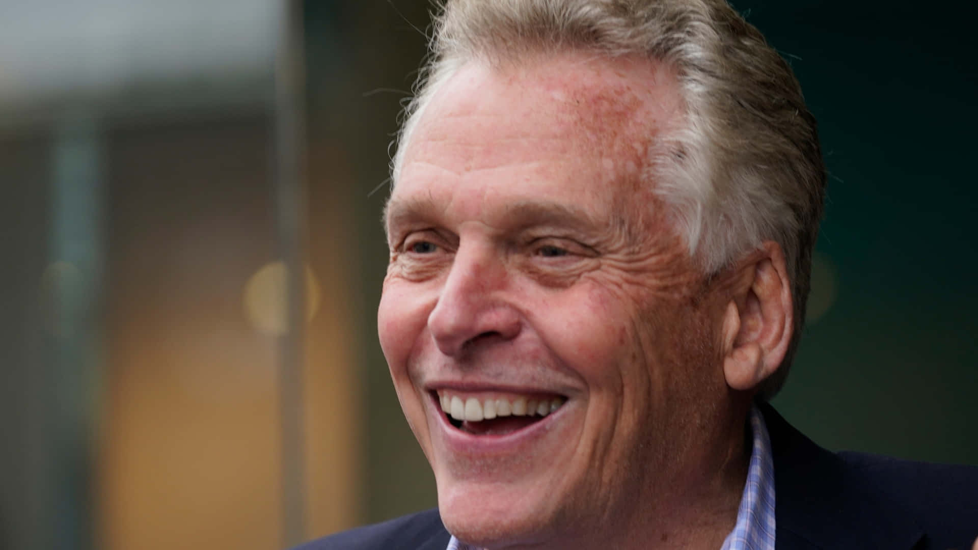 Terry Mcauliffe Smiling Background