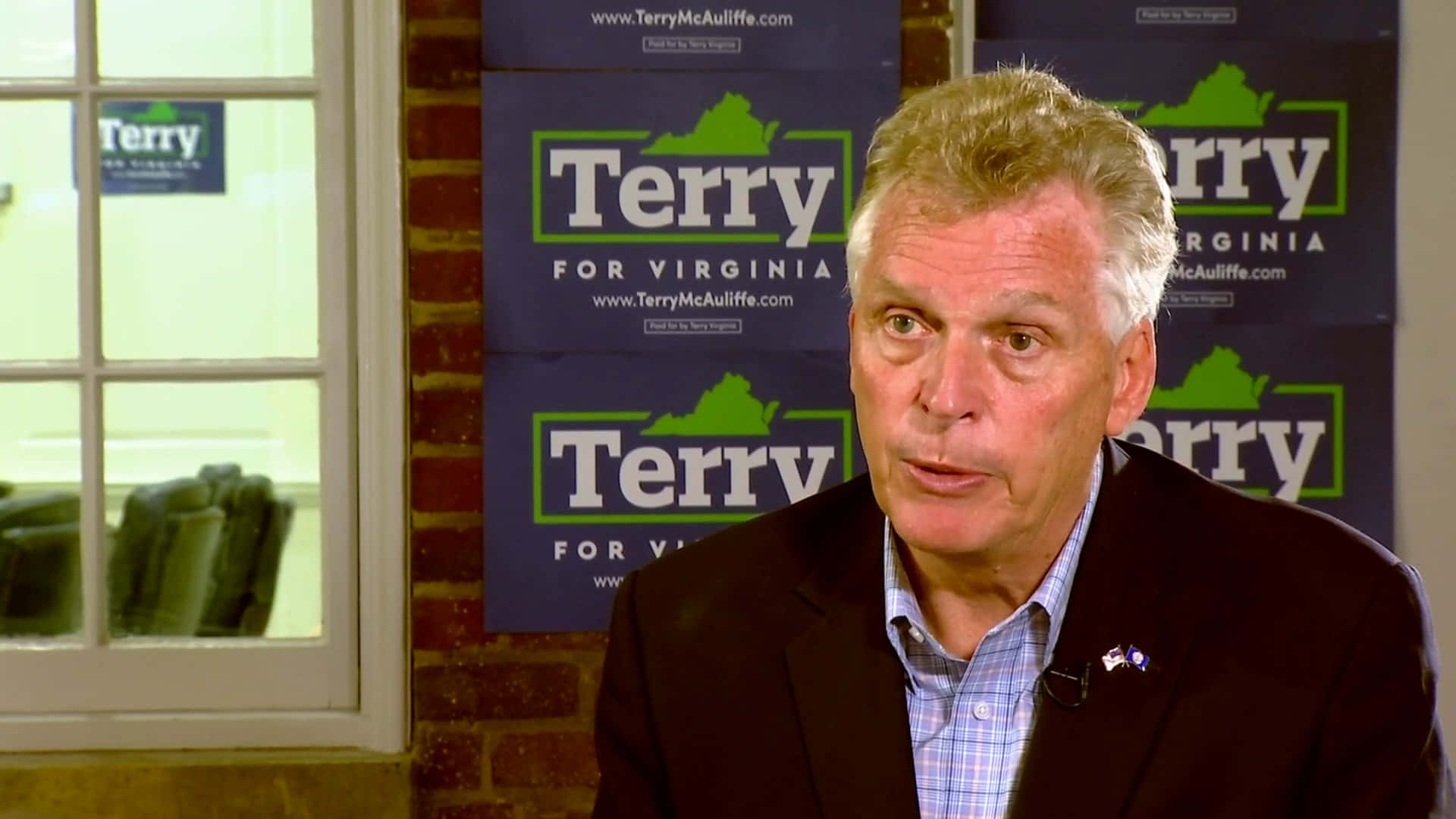 Terry Mcauliffe Talking Background