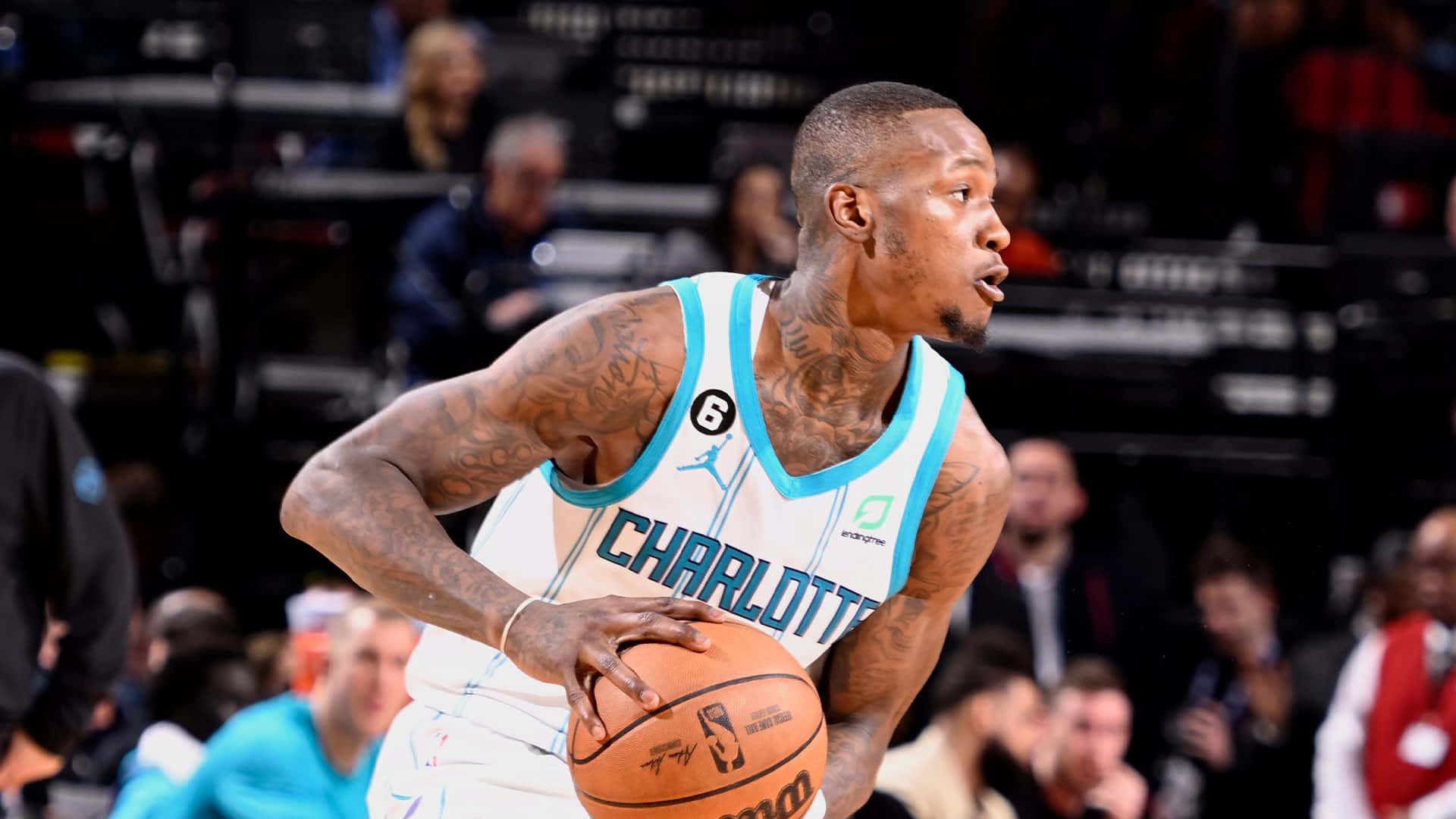 Terry Rozier Charlotte Hornets Basketball Background