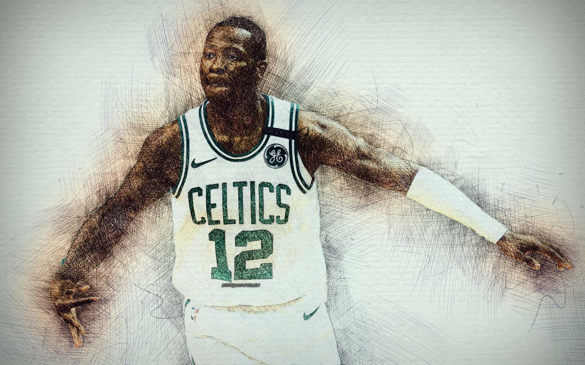 Terry Rozier Fanart Boston Celtics Background