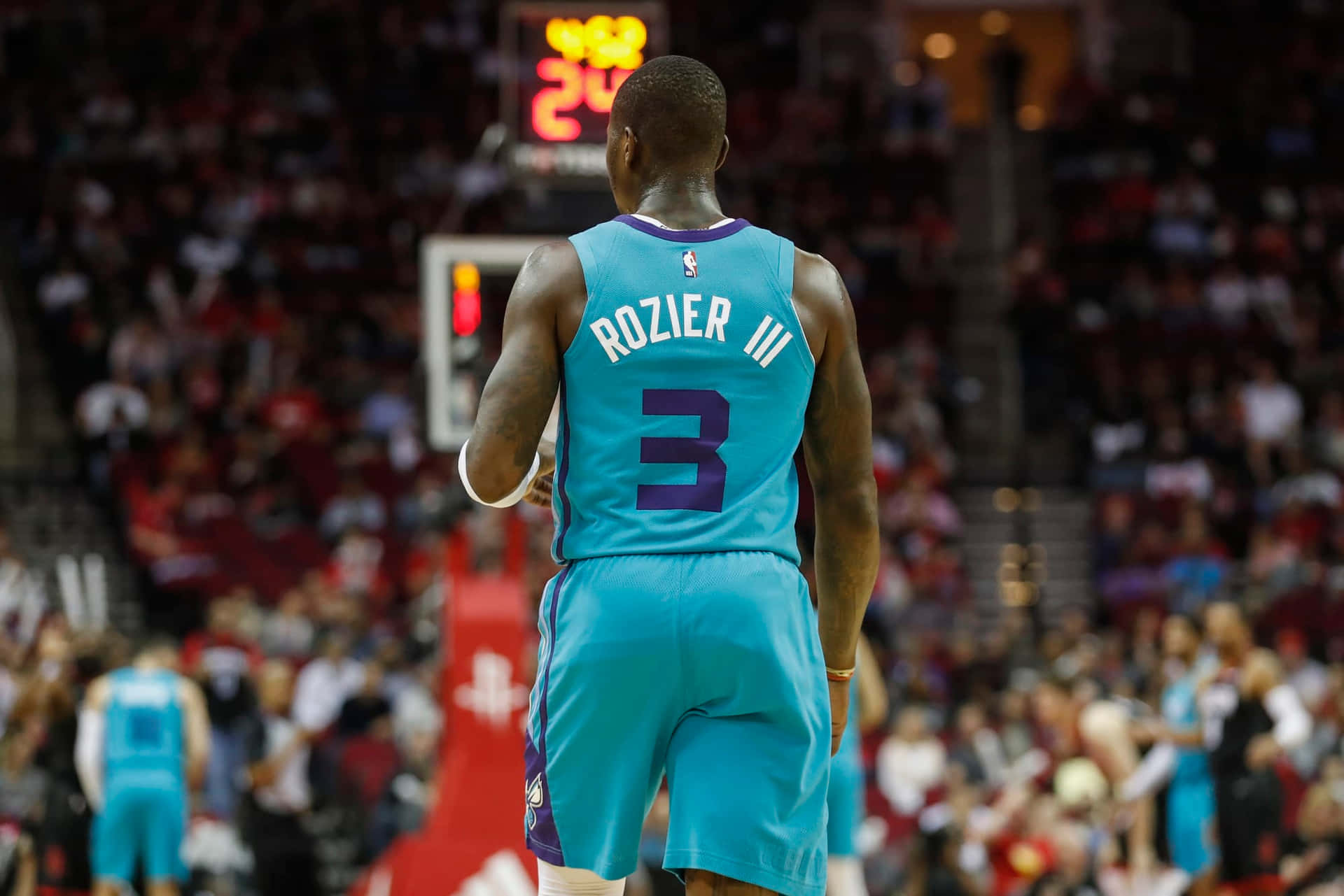 Terry Rozier Number 3 Jersey Background