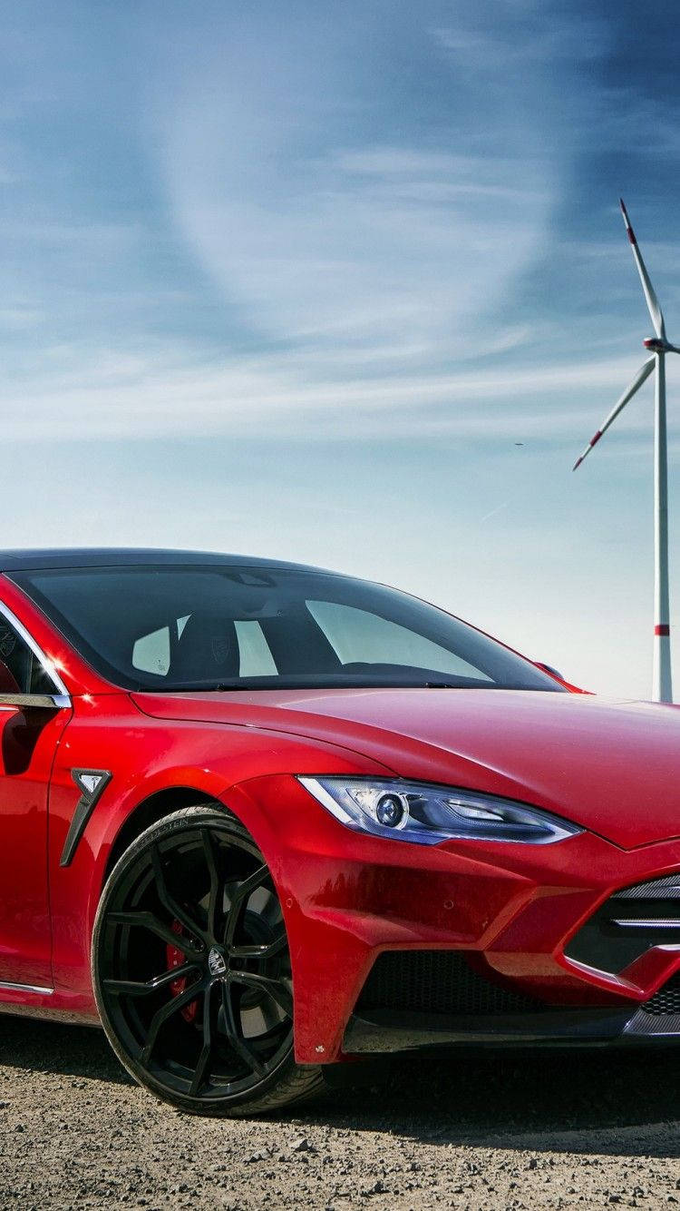 Tesla Model X Wind Turbine