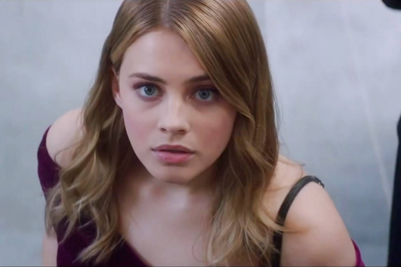 Tessa Young Looking Shocked In The Movie After