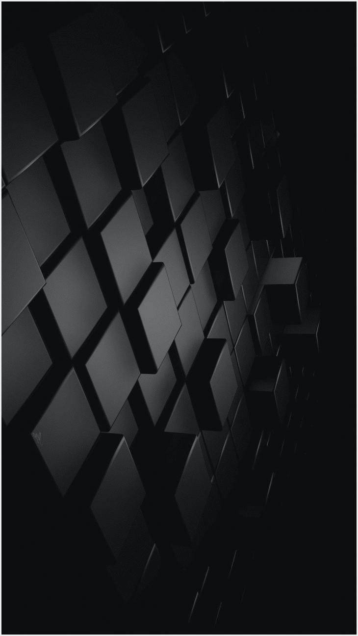 Tessellating Solid Black Iphone Background