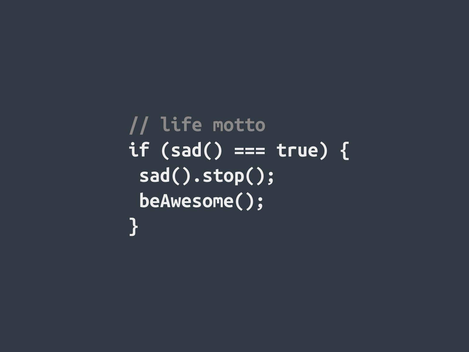 Test Computer Coding System Life Motto
