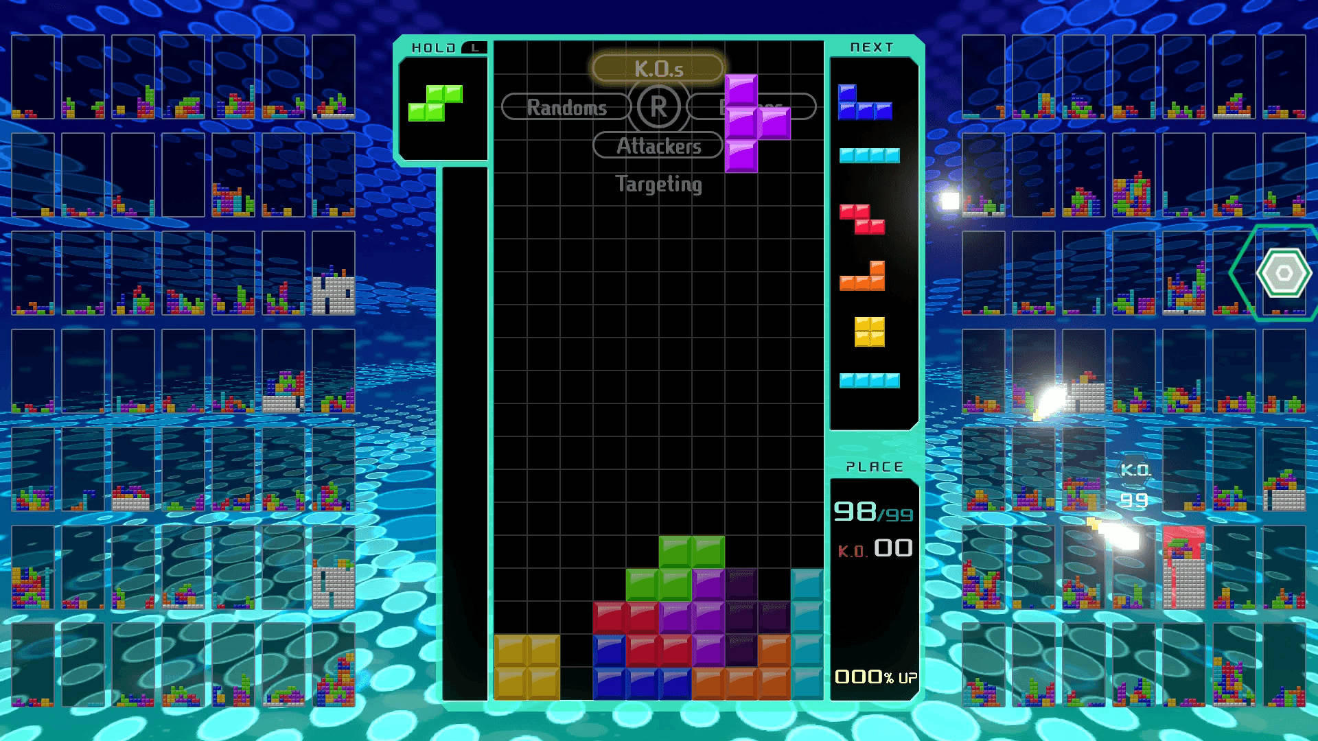 Tetris 99 First Game Background