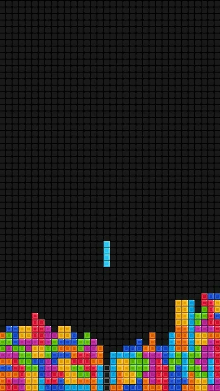 Tetris Colorful Gaming Screen Background