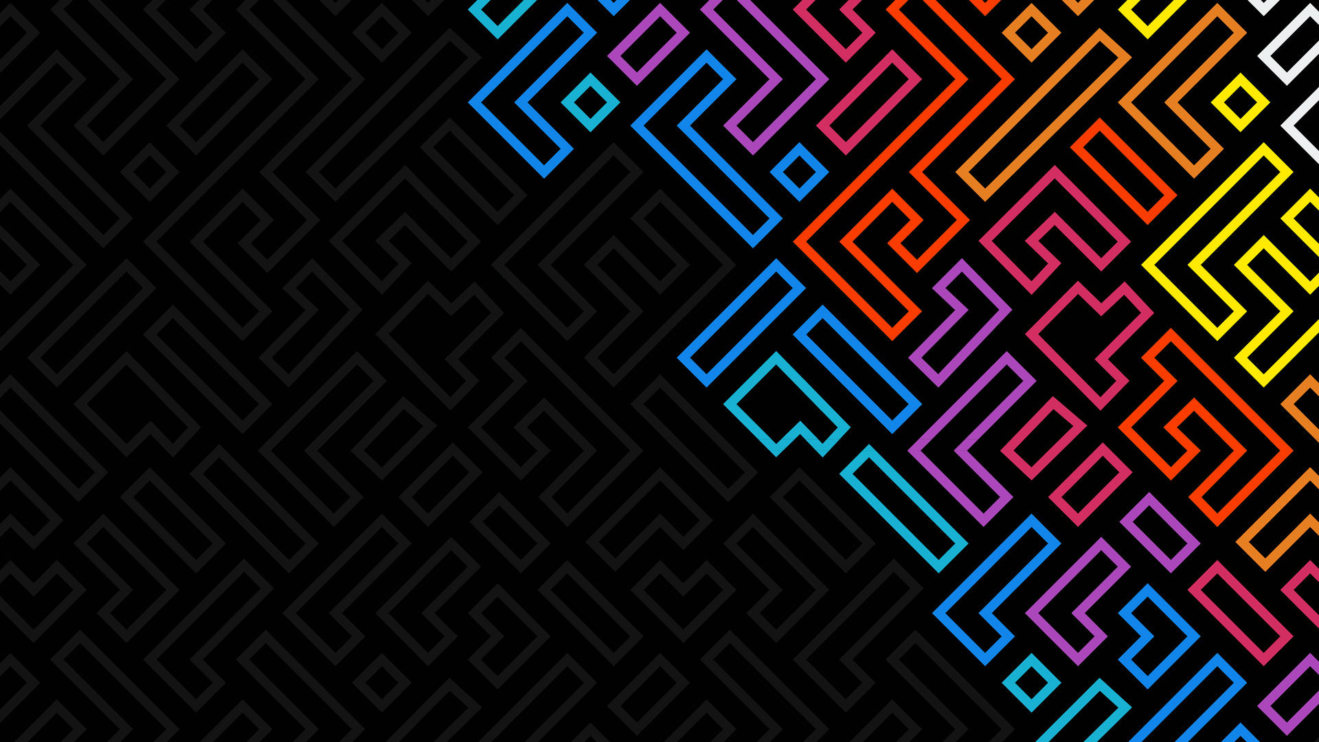 Tetris Multicolored Pattern