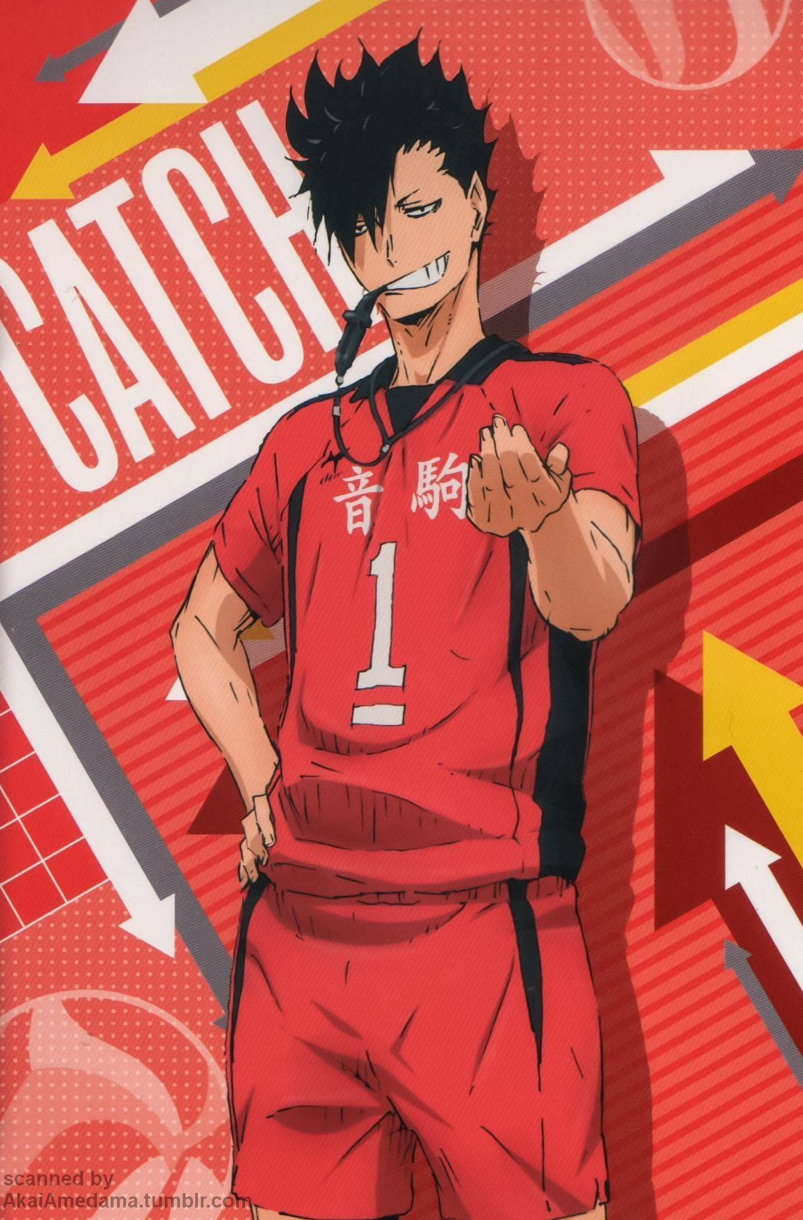 Tetsuro Kuroo Volleyball Captain Background