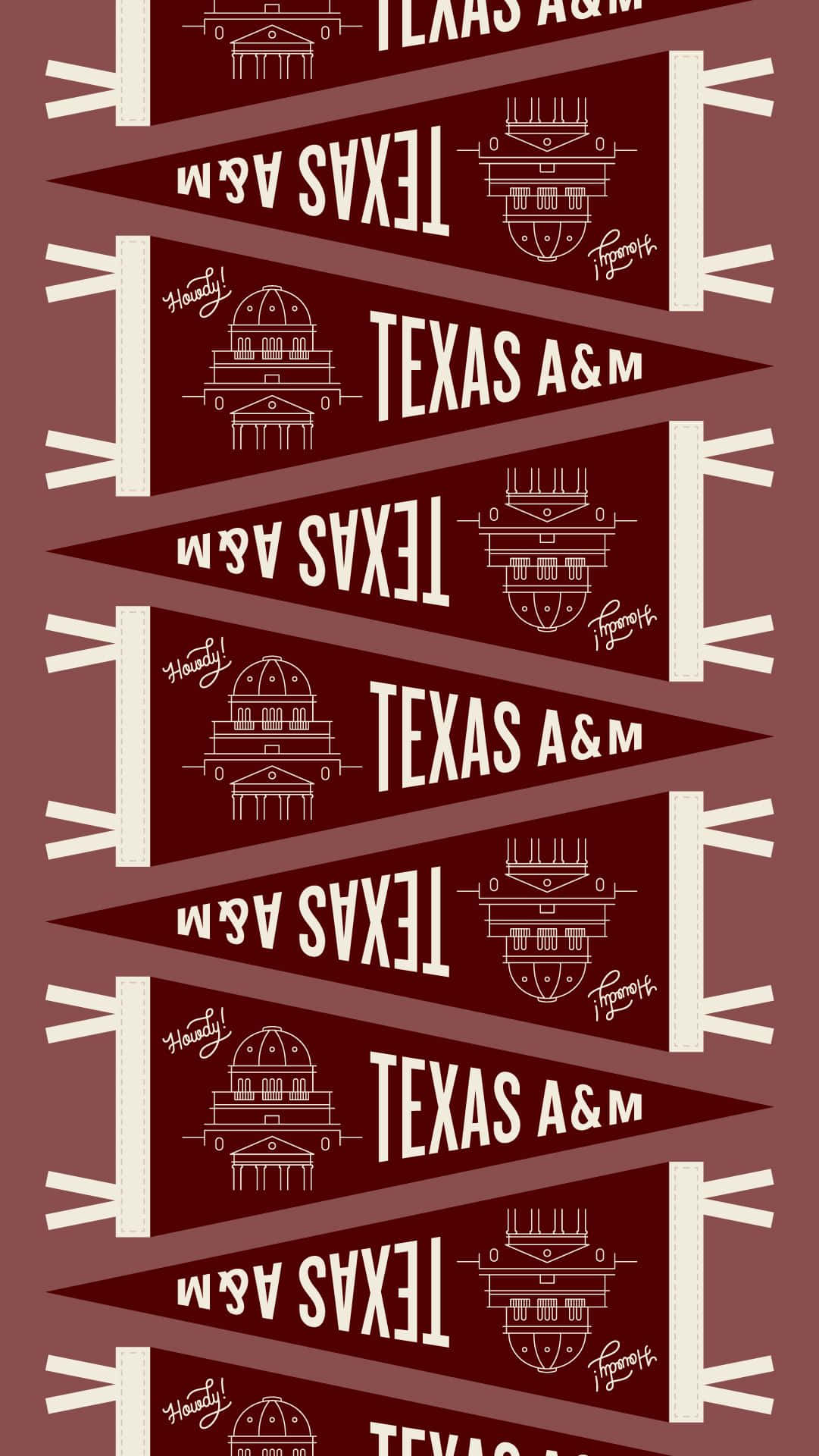 Texas Am Pattern Phone Background