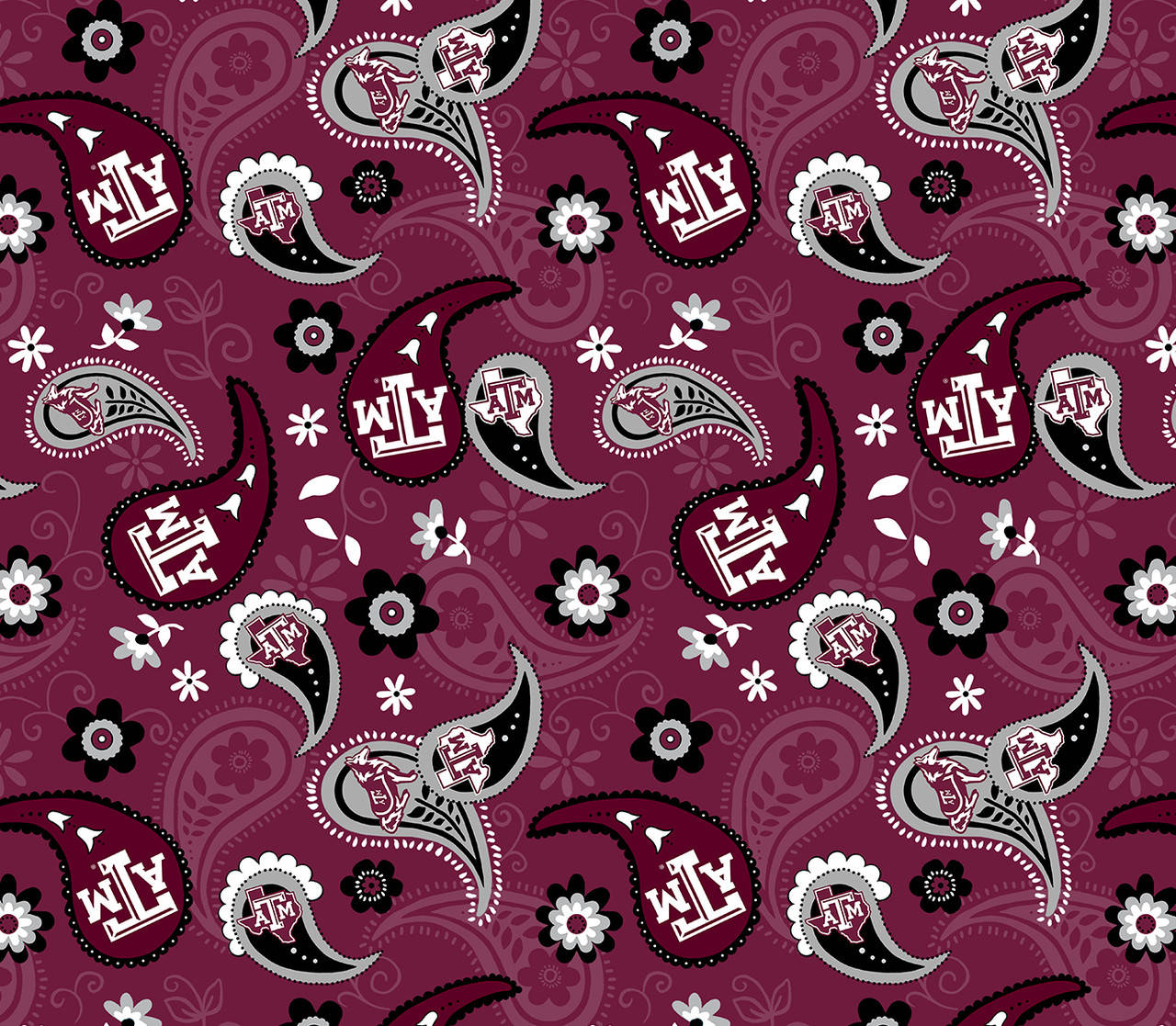 Texas Am University Psychedelic Pattern Background