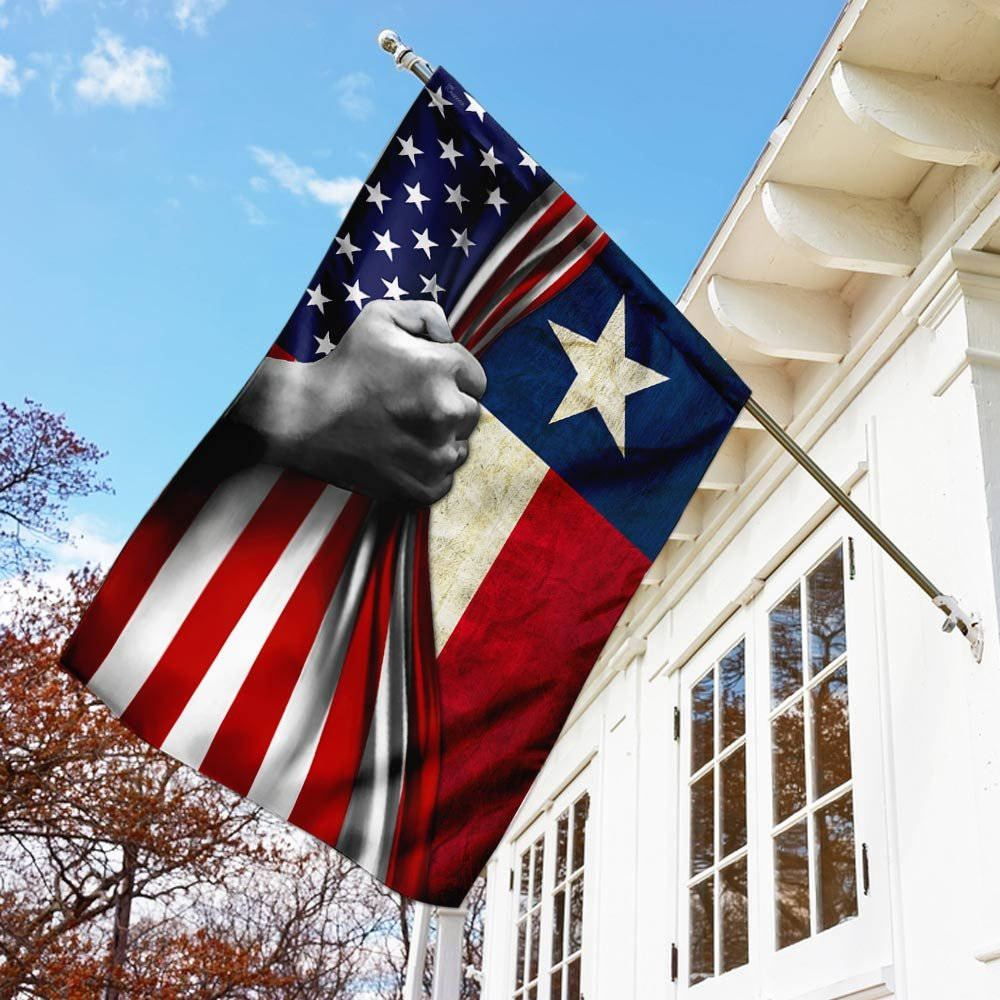 Texas American Flag Hanging