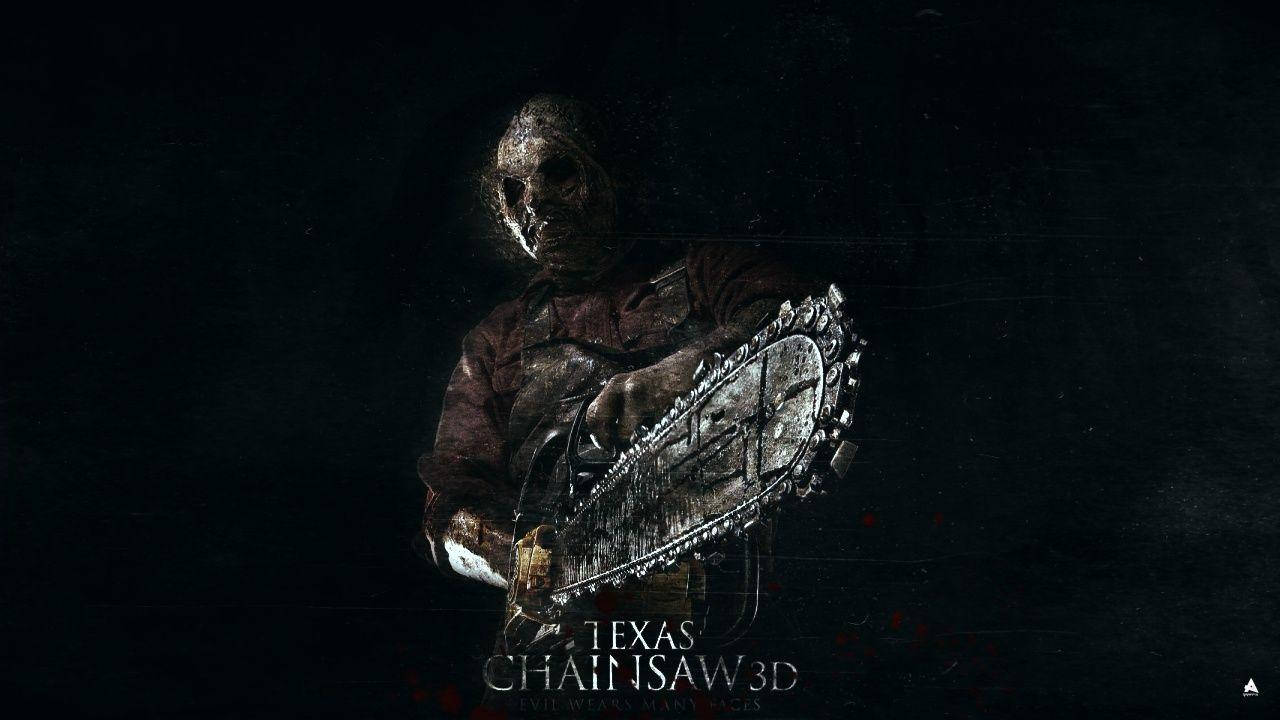 Texas Chainsaw Massacre Dark Poster Background