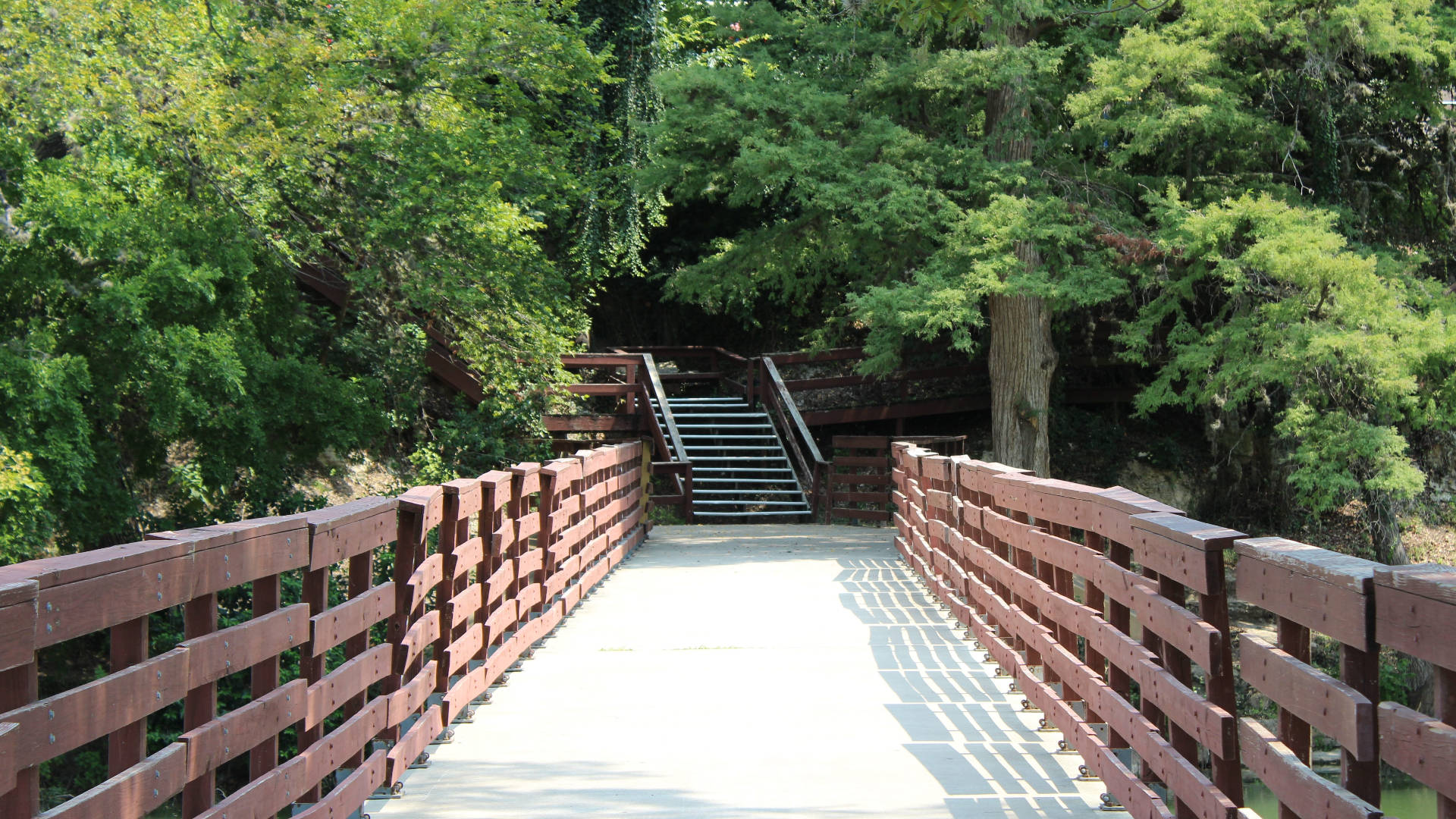 Texas Country Bridge Background