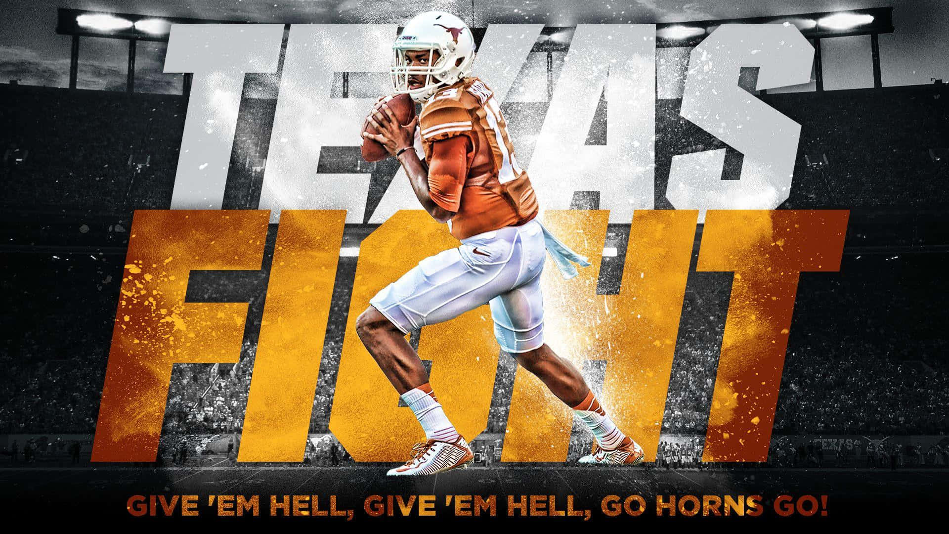 Texas Fight Poster Background