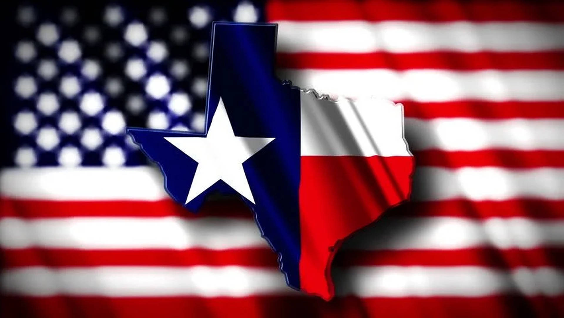 Texas Flag Graphic Art Background