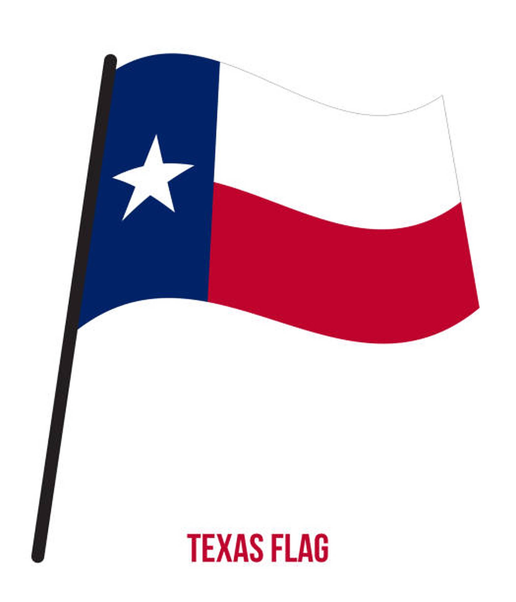 Texas Flag Illustration Background
