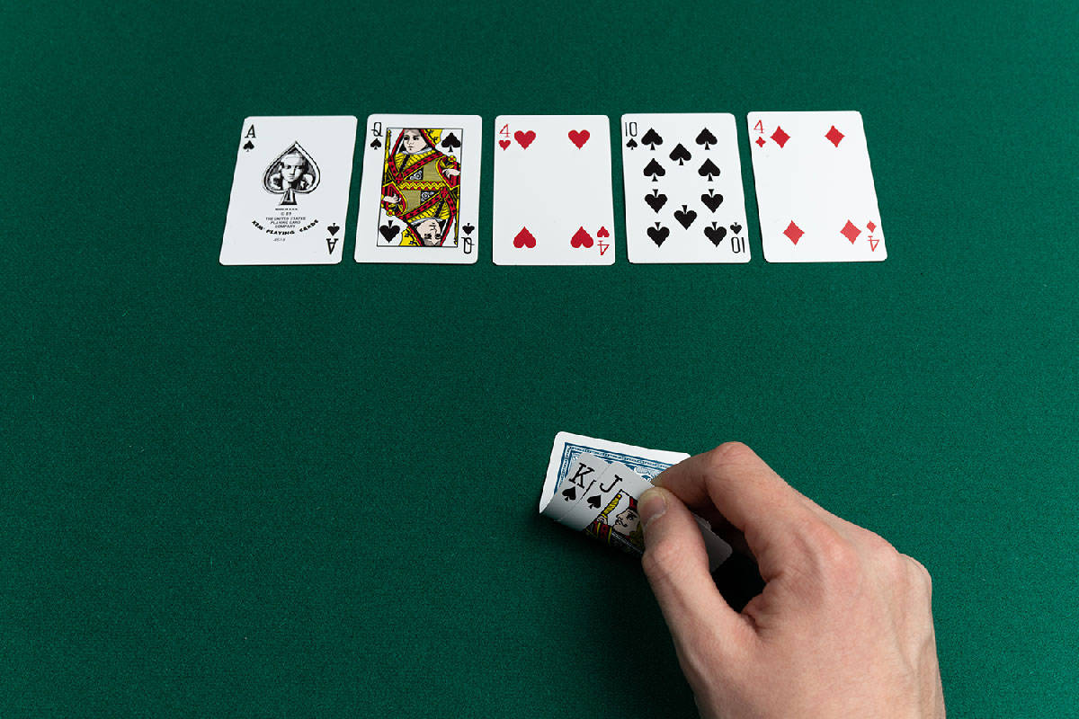 Texas Hold'em King And Jack Background