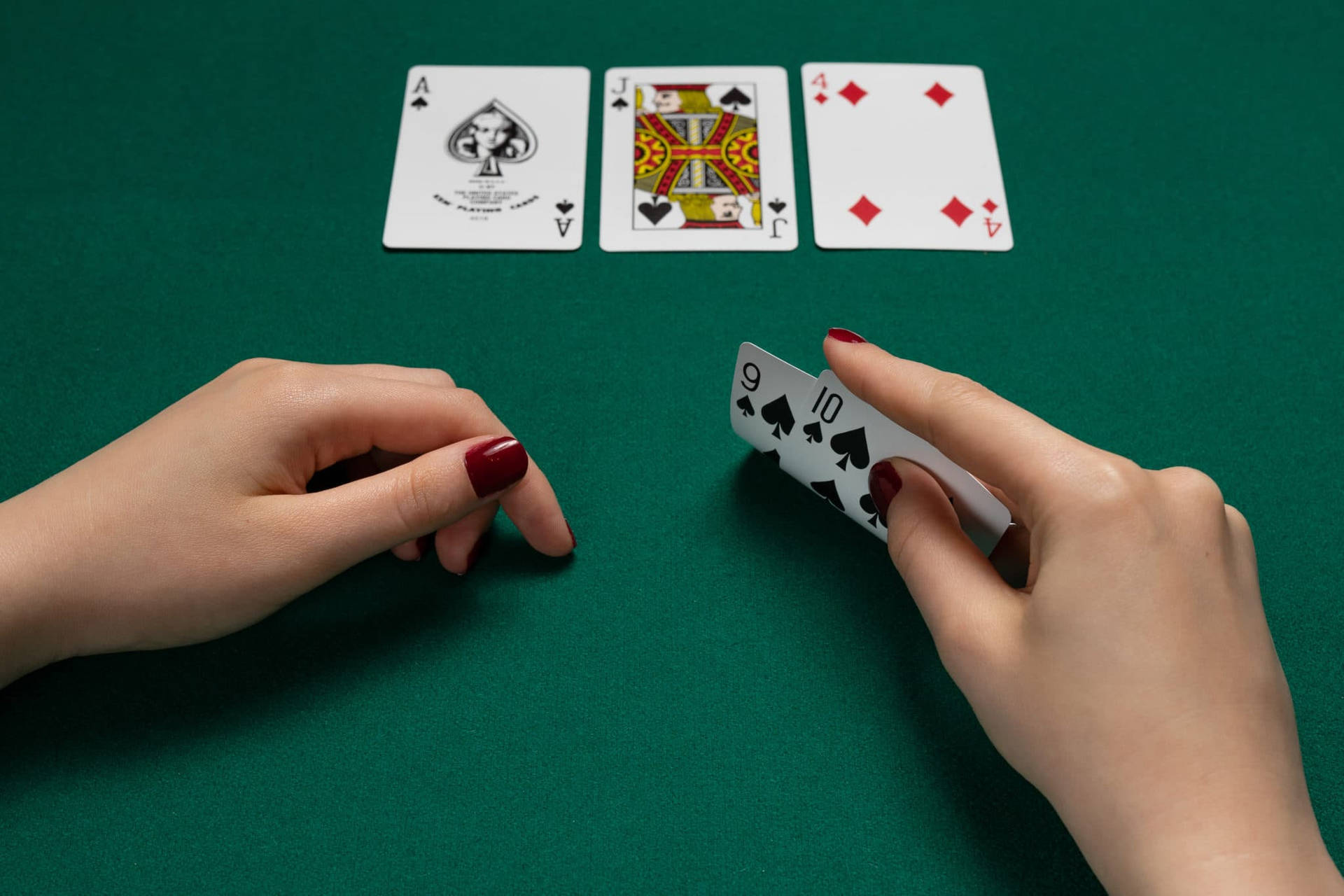 Texas Hold'em Waiting Hand Background