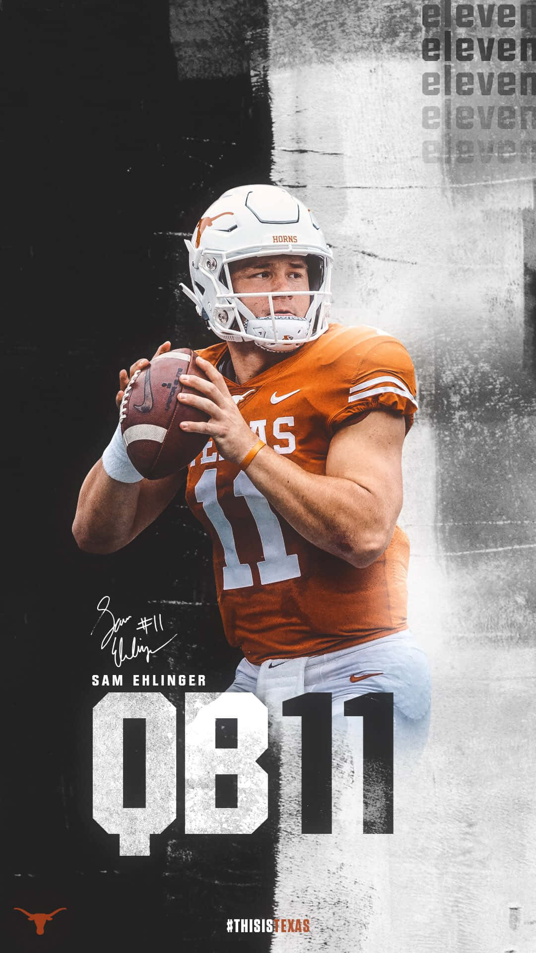 Texas Iphone Sam Ehlinger Background