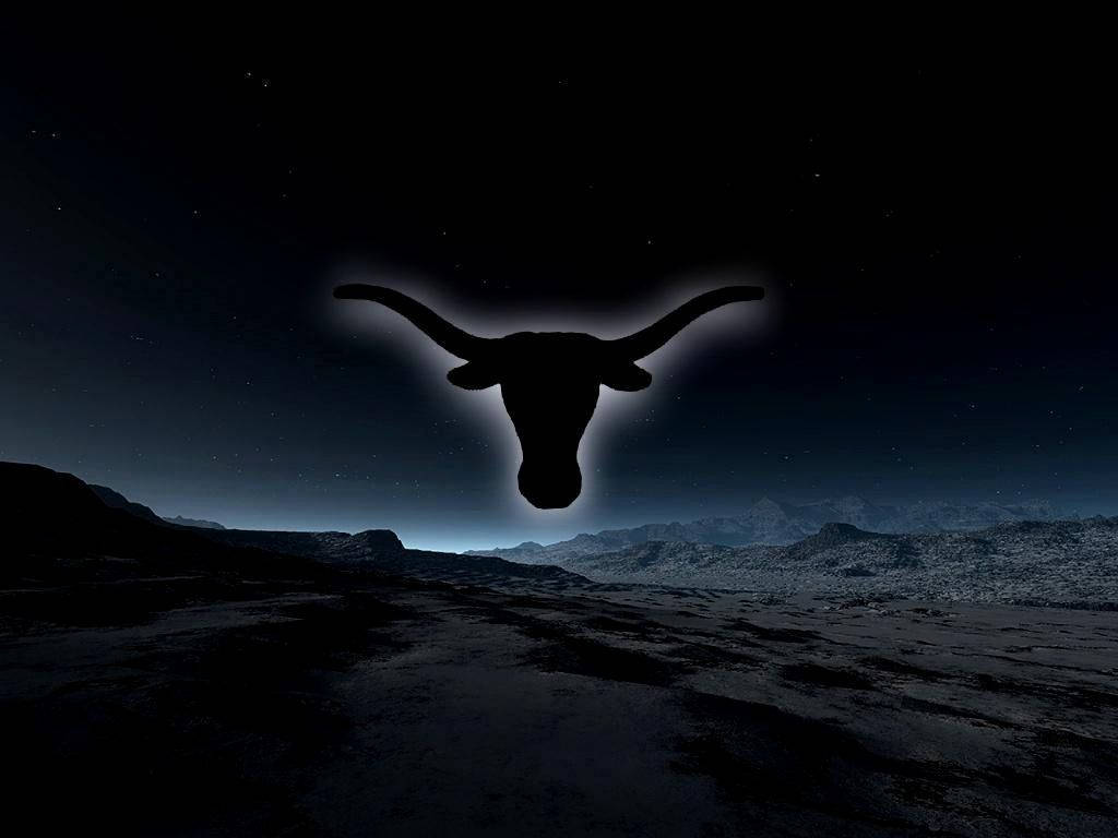 Texas Longhorn Black Aesthetic