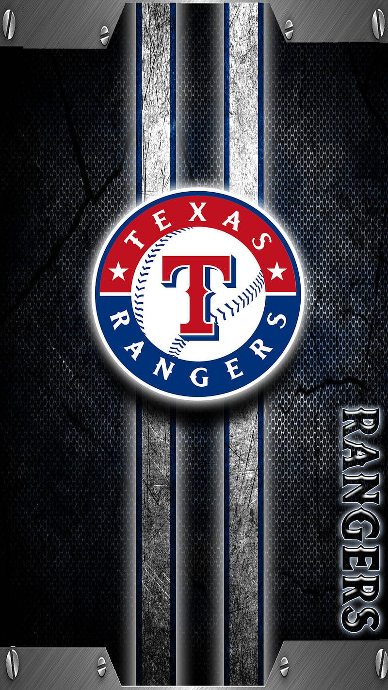 Texas Rangers Metallic Background