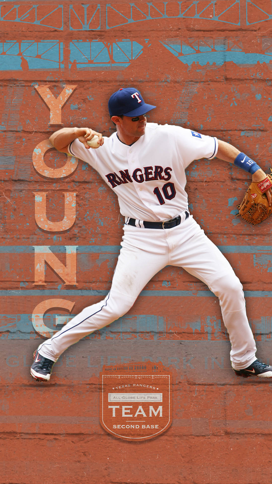 Texas Rangers Young Background