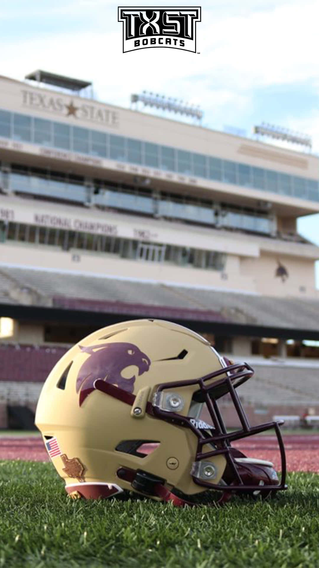 Texas State Helmet Iphone Background