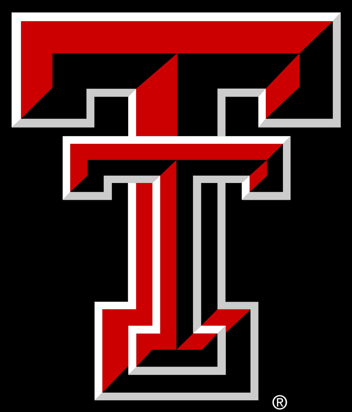 Texas Tech Logo On Black Background Background