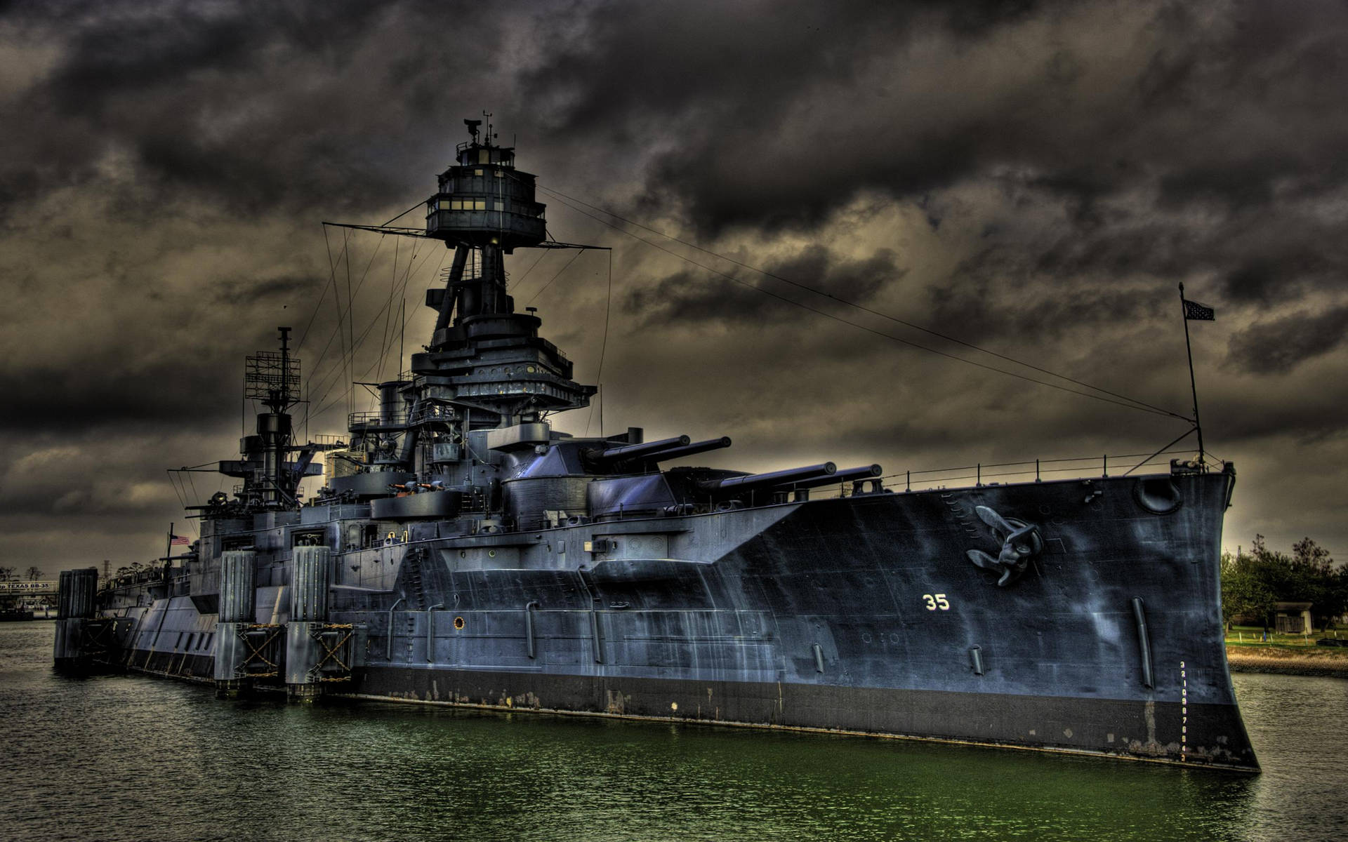 Texas Uss Battleship Background