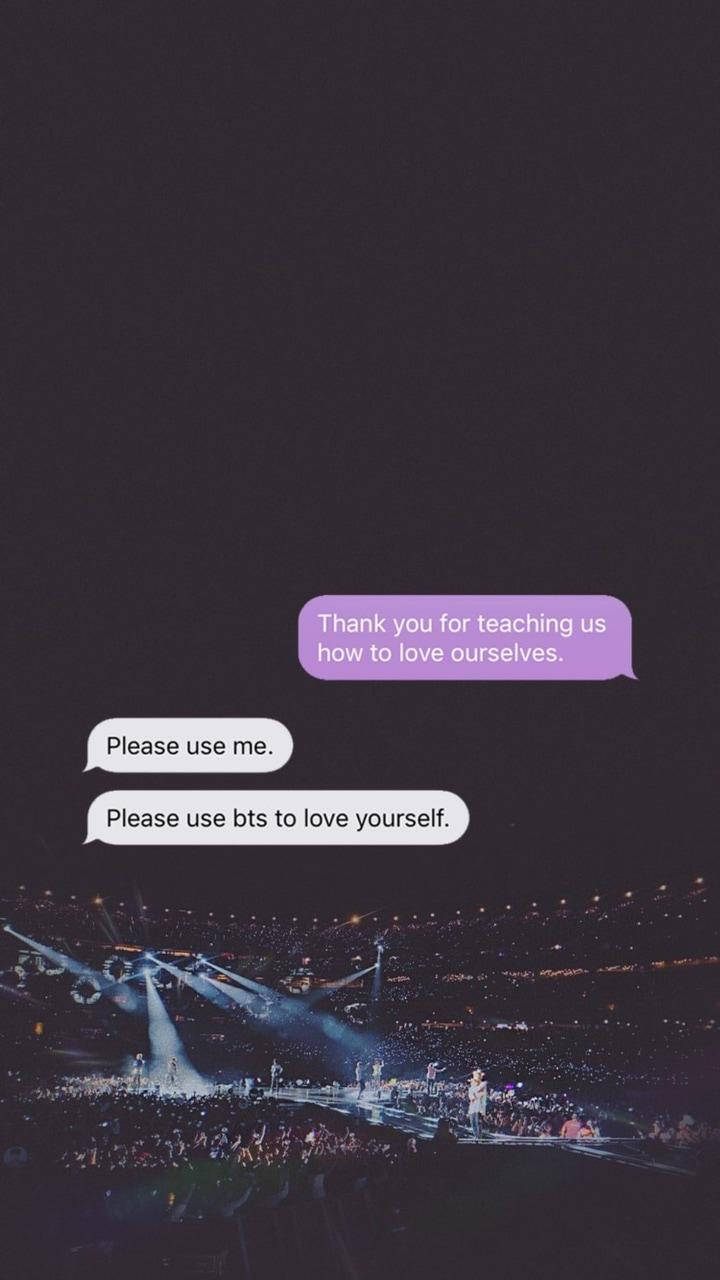 Text Message I Purple You Background Background