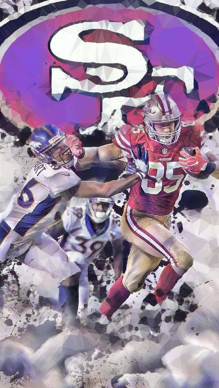 Text National Football League Star George Kittle Background