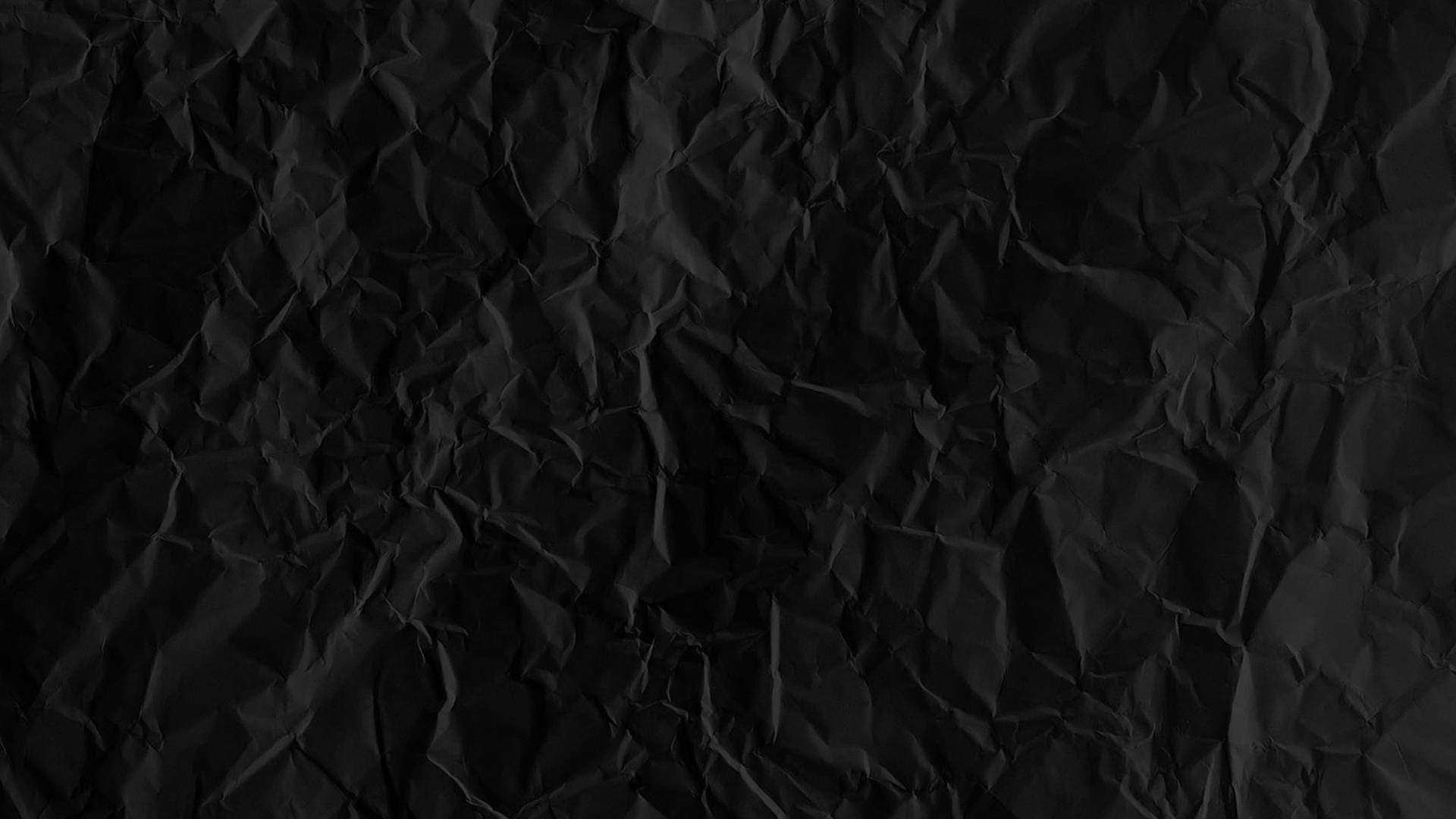 Texture Creased Black Paper Background