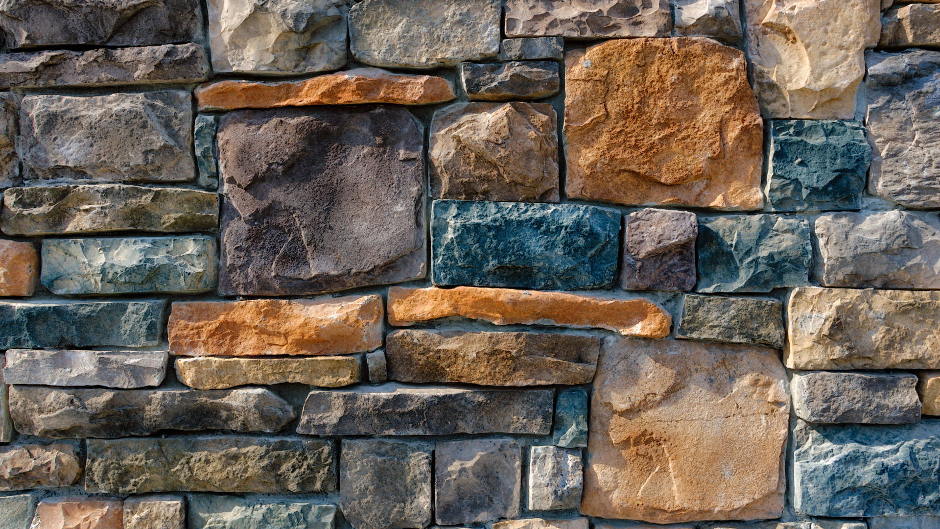 Texture Rough Colorful Deco Stones Background