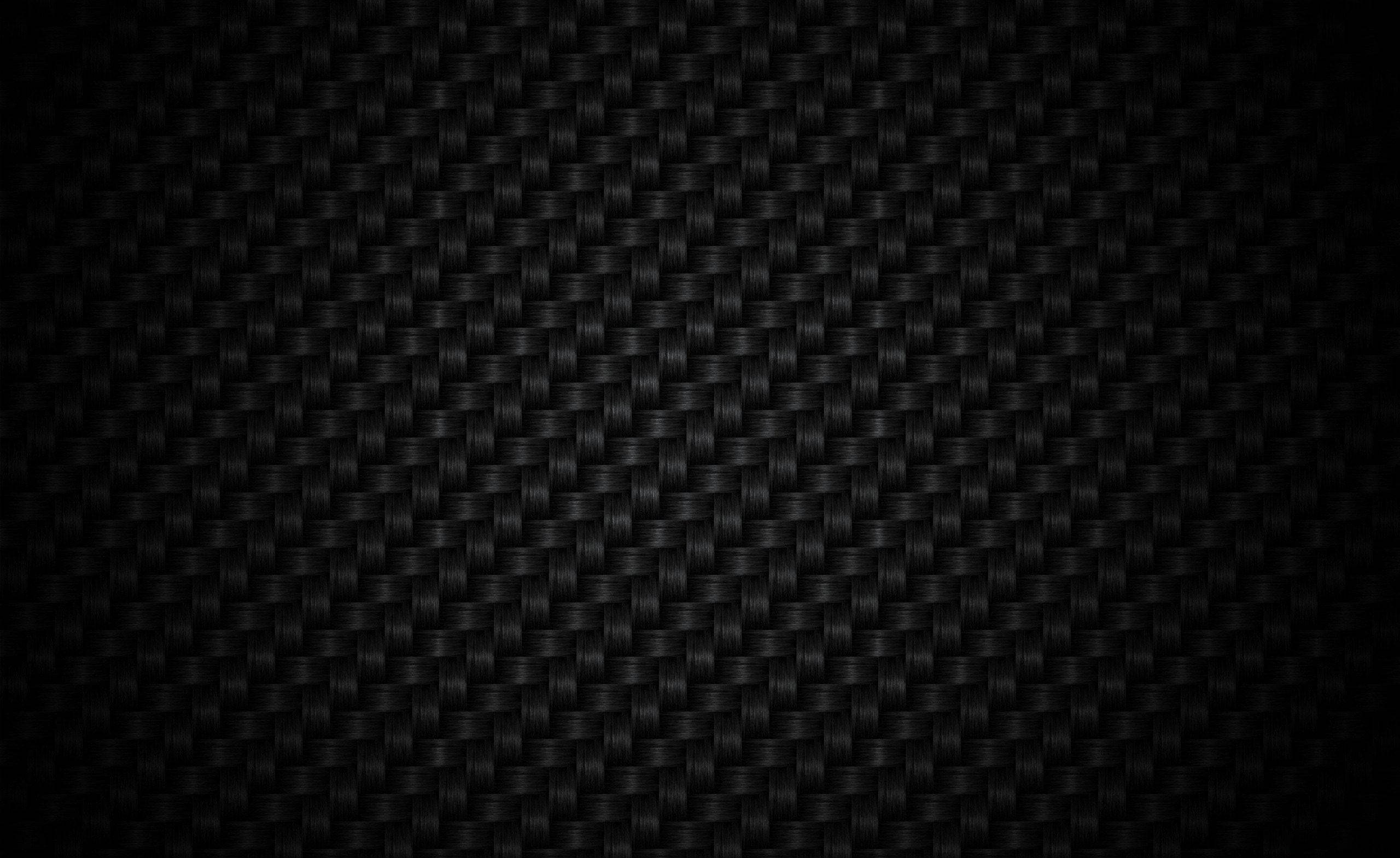 Texture Woven Black Carbon Pattern