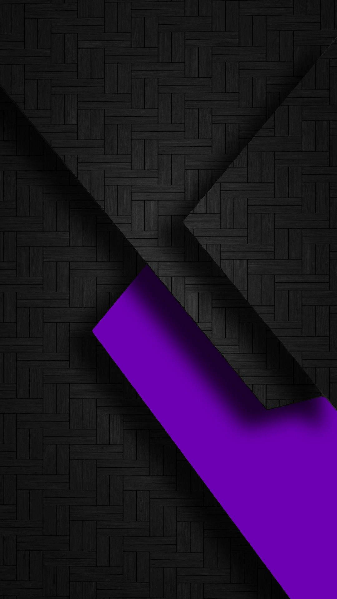 Textured Black And Purple Phone Background