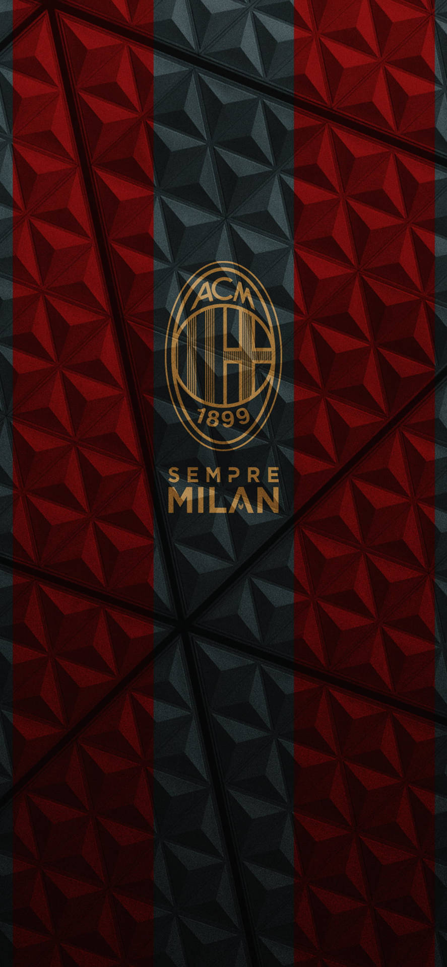 Textured Gold Ac Milan