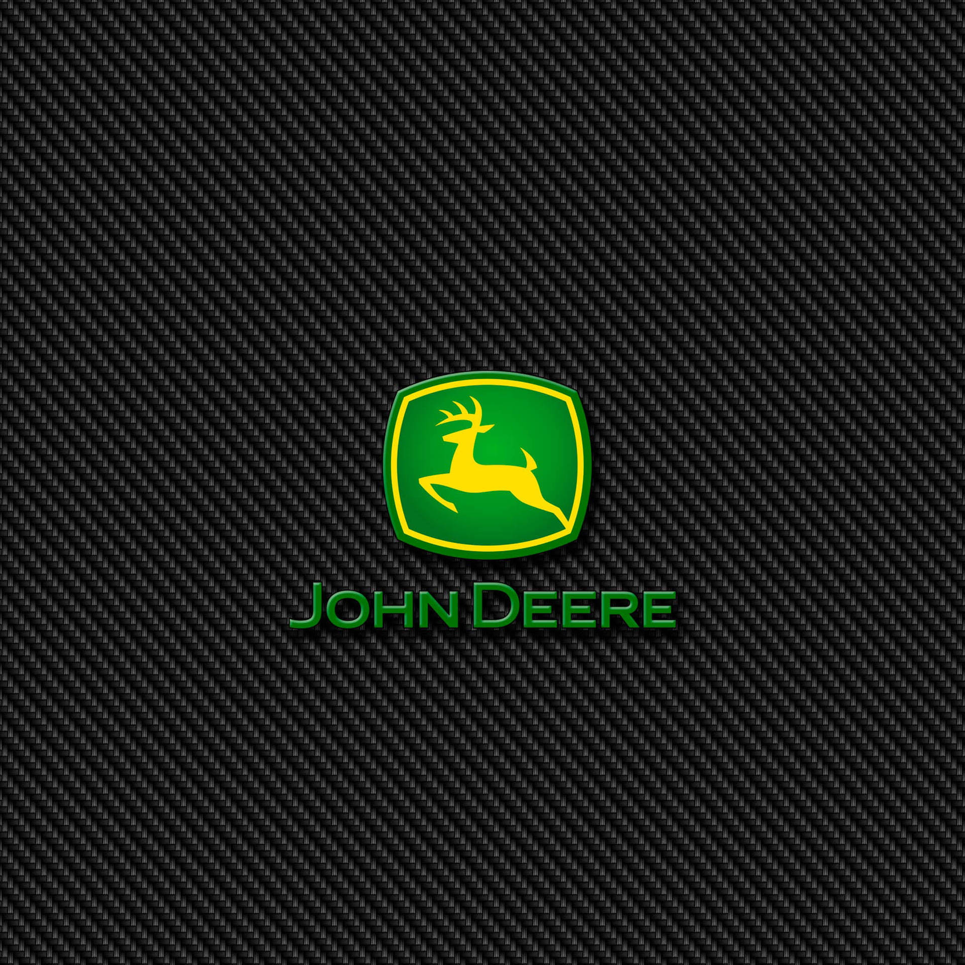 Textured John Deere Logo Background