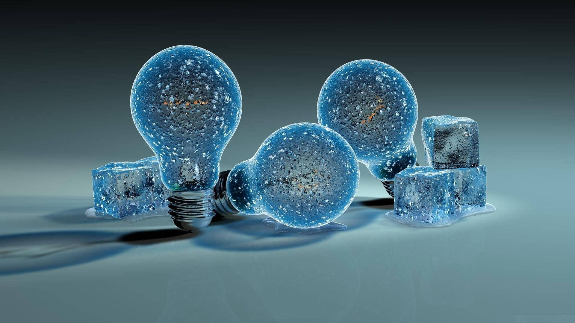 Textured Lightbulbs Animated Desktop Background