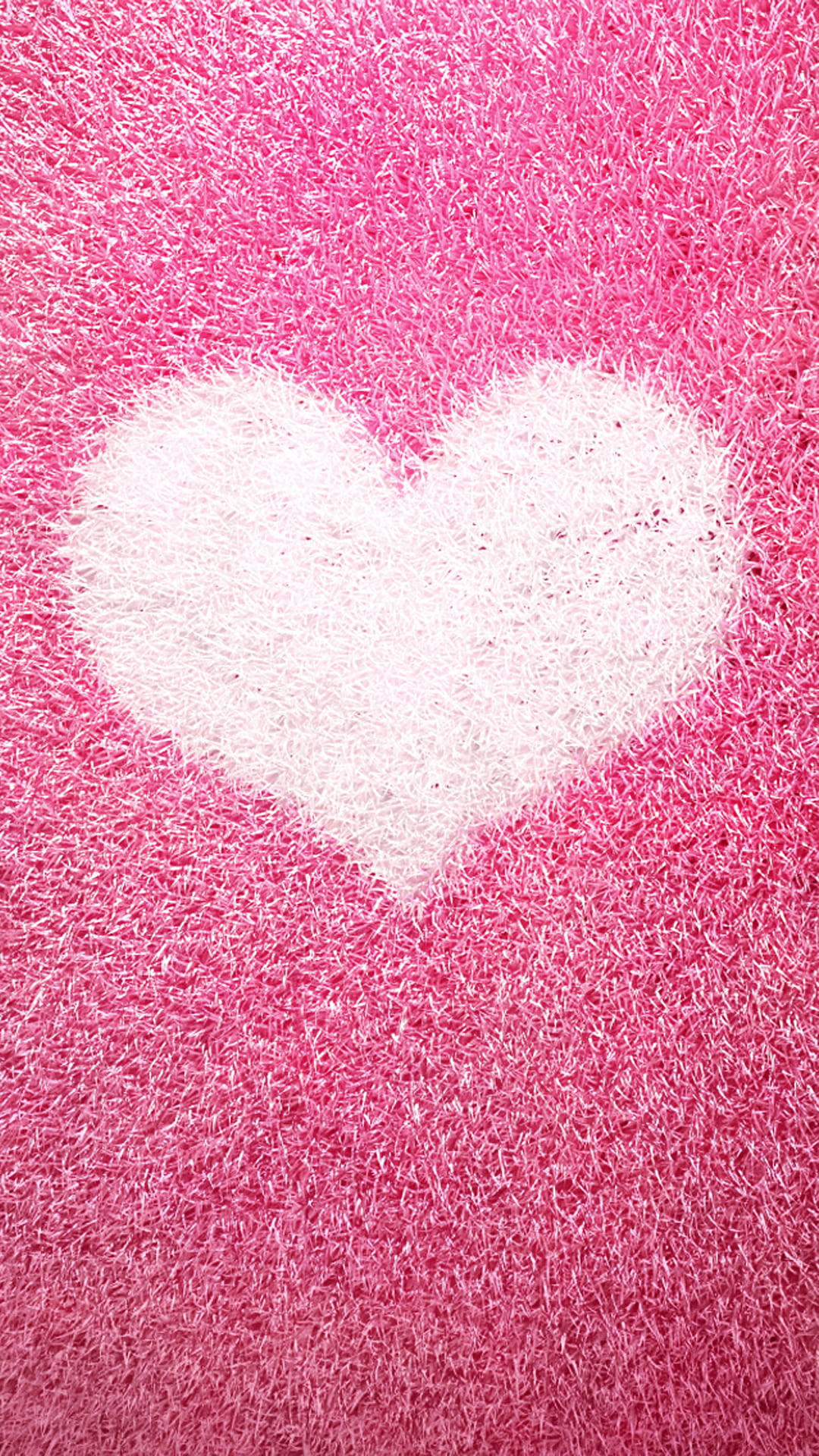 Textured Pink Heart Background