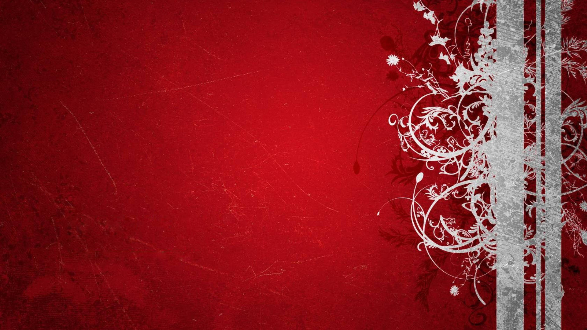 Textured Red Background Design With Swirls