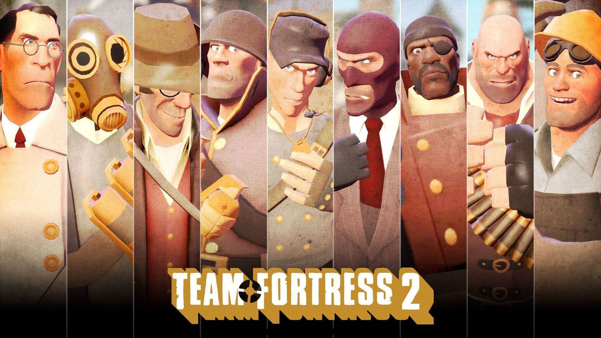 Tf2 4k Characters Collage Background