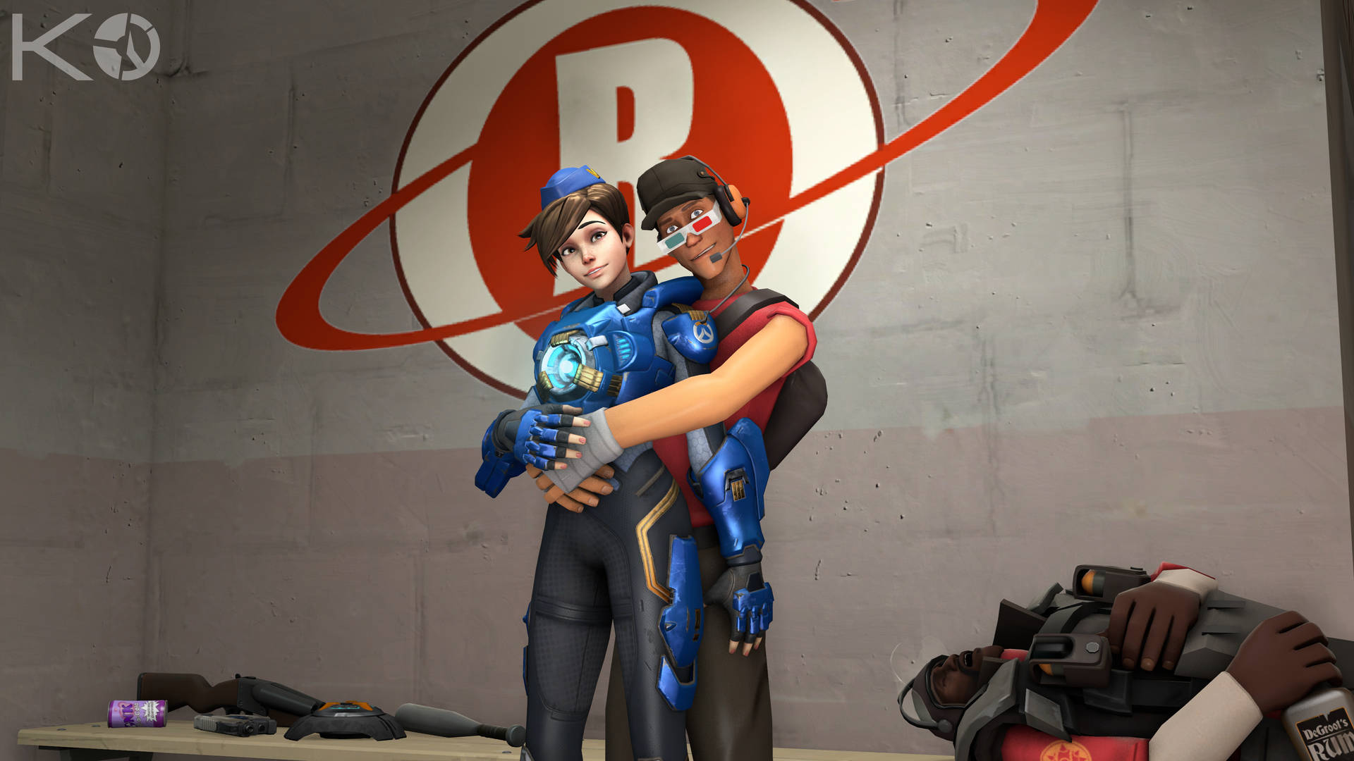 Tf2 4k Scout And Tracer Scene