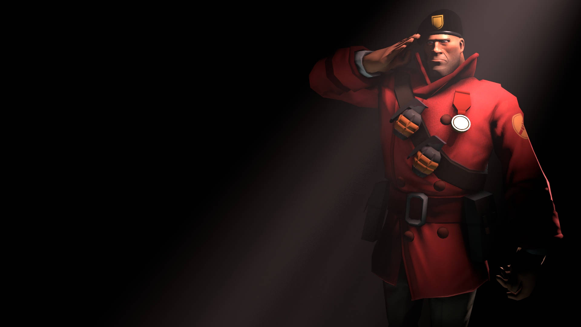 Tf2 4k Soldier Salute Background