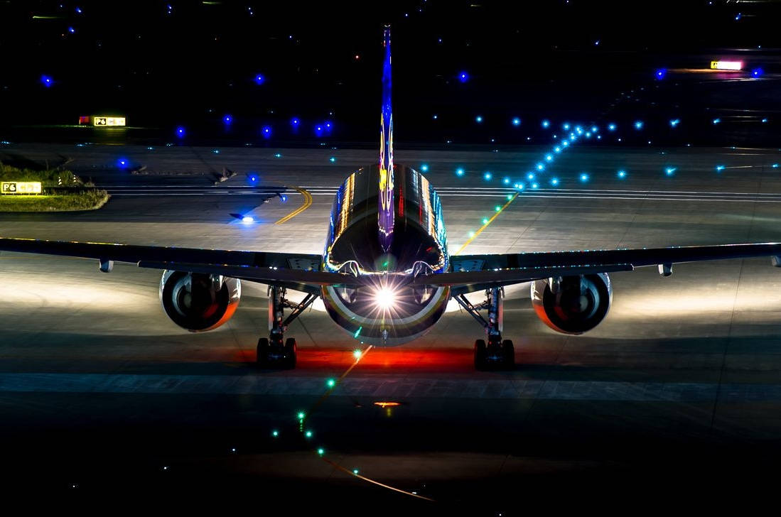 Thai Airways Airplane On Brilliant Runway Background