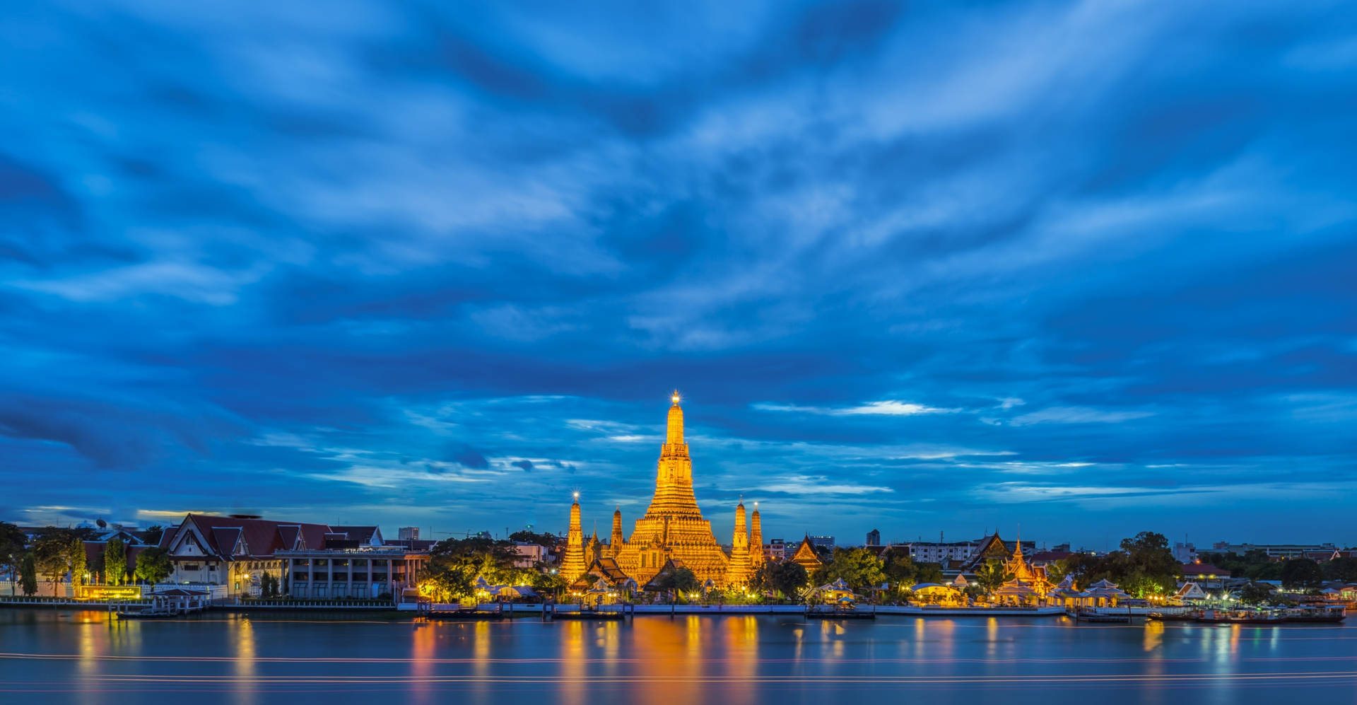 Thailand Chao Phraya River Background