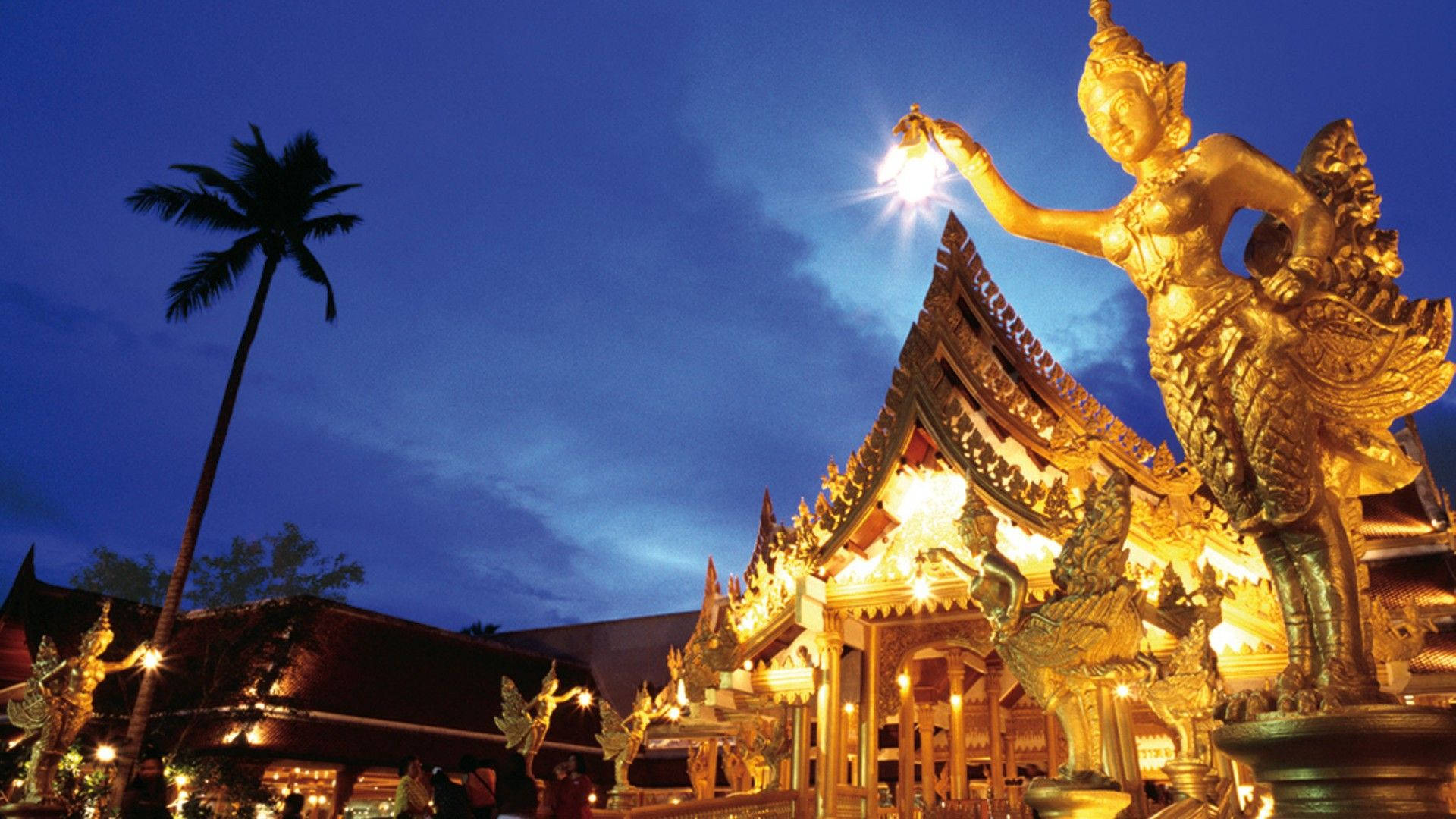 Thailand Golden Kinaree Phuket Fantasea Background